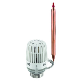 Heimeier Thermostat-Kopf K mit Anlege-bzw. Tauchfühler 60-90 Grad C 6662-00.500