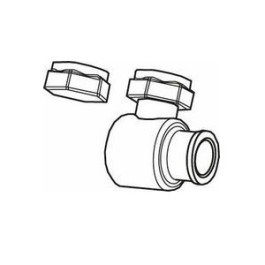Buderus DIN-Adapter für Logatrend VC zum Austausch von DIN-Radiatoren 7738314350