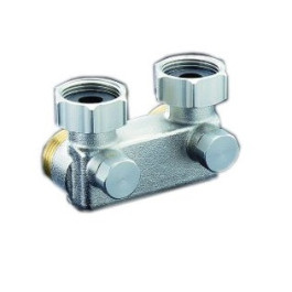 Buderus Umlenkstück für vertauschte Anschlüsse - Eck 3/4'' Aussengewinde, 50mm Abstand 80007514