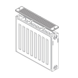 Buderus Aufsteckgitter Typ 21S Länge 1800mm für Buderus Flachheizkörper 87183402180