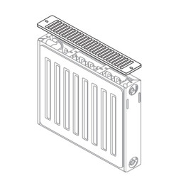 Buderus Aufsteckgitter Typ 21S Länge 2000mm für Buderus Flachheizkörper 87183402200