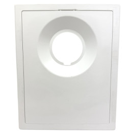 Heimeier Rahmen und Abdeckplatte für Multibox, K, RTL, K-RTL, weiß 9300-00.800