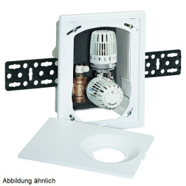 Heimeier UP-Kasten Multibox K-RTL chrom mit Thermostatventil und RTL, verchromt 9301-00.801