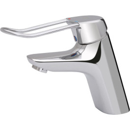 Ideal Standard Ceramix Blue Waschtischarmatur Niederdruck Ablaufgarnitur chrom, mit CU-Rohren Niederdruck Bügelgriff A5824AA