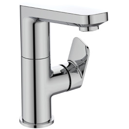 Ideal Standard Waschtisch-Armatur Tonic II, mit hohem Auslauf mit Ablaufgarnitur 5 l/min., Ausladung 120mm, Chrom A6448AA