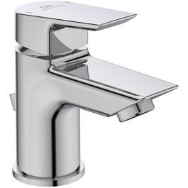 Ideal Standard Tesi Waschtischarmatur Piccolo mit Ablaufgarnitur chrom, Ausladung 83mm, 5 l/min. A6566AA