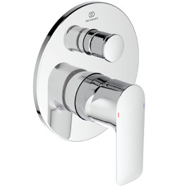 Ideal Standard Connect Air Badearmatur Unterputz Bausatz 2, rose tte d:163mm, eigensicher DIN EN 1717, chrom A7057AA