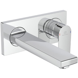 Ideal Standard Edge Waschtischarmatur Grande Unterputz chrom, Ausladung 191mm, 5 l/min., Bausatz 2 A7116AA