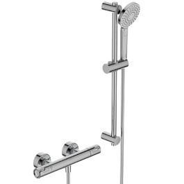 Ideal Standard Brausethermostat AP Ceratherm T50 Brausestange 600mm Ausladung 78mm, Chrom A7217AA