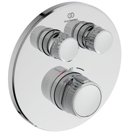 Ideal Standard Brausethermostat UP Ceratherm Navigo 2 Verbraucher Rund, chrom A7296AA