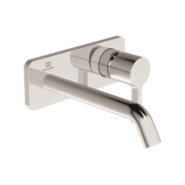 Ideal Standard Wand-Waschtischarmatur JOY, BS2 Ausladung 180mm eckig eckige rose tte, chrom A7380AA