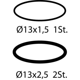 Ideal Standard O-Ring-Set 13x1, 5 u. 13x2, 5 A860836NU