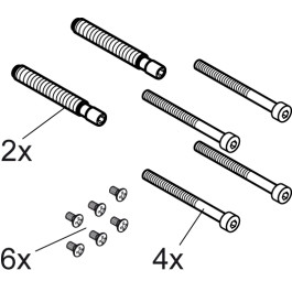 Ideal Standard Schrauben-Satz Ventile und Anschlüsse A860842NU