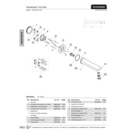 Ideal Standard Anschlußnippel, Brausegarnitur und Auslauf A860867NU