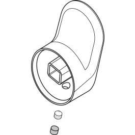 Ideal Standard Griff, komplett, 28er A861068AA