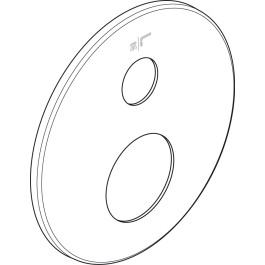 Ideal Standard Jado Rosette, d:163mm, für Bade- oder Brausearmatur A861086AA