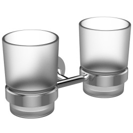 Ideal Standard doppelter Glashalter Iom, mattglas A9238AA