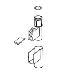Ideal Standard Wandhalter-Brausestange Cwell 300 chrom A960963AA