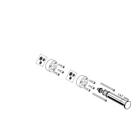 Ideal Standard 3-Loch Verlängerung 40mm, A961461AA