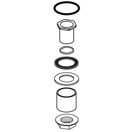 Ideal Standard Befestigung Seitenventil IQ A961531NU