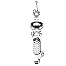 Ideal Standard Melange Seitenventil 3L warm A962055NU