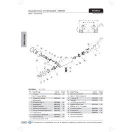 Ideal Standard Mengenregelgriff Thermostat, chrom A962953AA