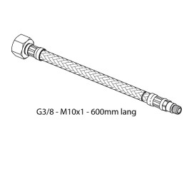 Ideal Standard Druckschlauch M10X1-G3/8, 600mm A963679NU