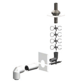 Atec Schacht-Set PT DN60/100-DN60 Edelstahl 0571