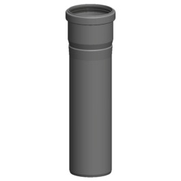 Atec Rohr DN80, 255mm kürzbar 1317