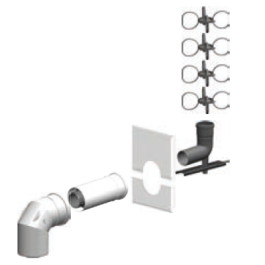 Atec Schacht-Set PC DN80/125-DN80 Edelstahl 1471