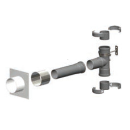 Atec Anschluss-Set DN80/125-DN160 636381