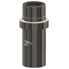 Atec Kontroll-Rohr DN80/125 mit Zuluftansaugung Edelstahl blank 701755
