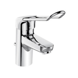 Ideal Standard Connect Blue Waschtischarmatur mit Ablaufgarnitur Chrom, Ausladung 112mm, Bügelgriff B0543AA