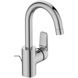 Ideal Standard Ceraflex Waschtischarmatur mit hohem Auslauf mit Ablaufgarnitur Chrom, Ausladung 146mm B1716AA