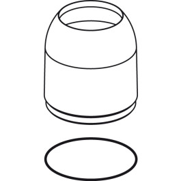 Ideal Standard Kappe mit O-Ring, Edelstahl B960229GN