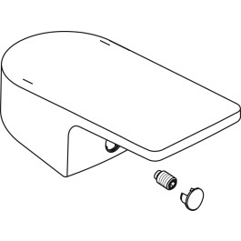 Ideal Standard Griff EDGE, Logo ISI, Chrom B961531AA