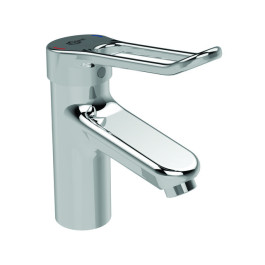 Ideal Standard Ceraplus 2 Waschtischarmatur mit Bügelgriff chrom, Ausladung 112mm, ohne Ablaufgarnitur BC096AA