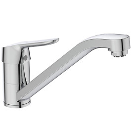 Ideal Standard Küchenarmatur Ceraflex, Niederdruck mit Rohrauslauf, Ausladung 228 mm, chrom BC130AA