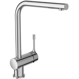 Ideal Standard Küchenarmatur Ceralook, Niederdruck mit hohem Auslauf, Ausladung 225mm, Chrom BC175AA