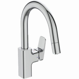Ideal Standard Küchenarmatur Ceraplan Ausladung 216mm 1F-Handbrause mit hohem Rohrauslauf Niederdruck chrom BD337AA