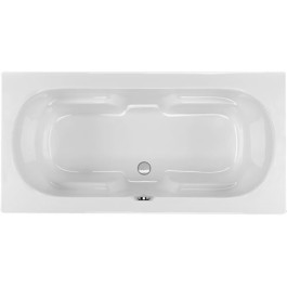 Belli Miranda Rechteck-Badewanne L: 180 B: 90 x 48,5cm 0020049000001 weiß