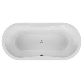 Belli Gomera Oval-Badewanne L: 180 B: 80 H: 48,5cm 0020088000001 weiß