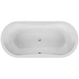 Belli Gomera Oval-Badewanne L: 190 B: 90 H: 48,5cm 0020089000001 weiß