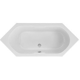 Belli Antilla Sechseck-Badewanne L: 190 B: 80 H: 44,5cm 0020132000001