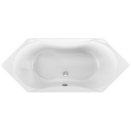 Belli Bora Sechseck-Badewanne L: 180 B: 80 H: 44cm 0020150000001