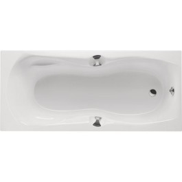 Belli Tulu Rechteck-Badewanne L: 180 B: 80 H: 45cm 0020232000001 weiß