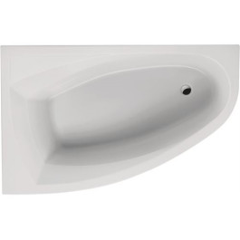 Belli Silver Raumspar-Badewanne L: 160 B: 100 H: 42cm 0020240000001 weiß Ausfuehrung links 