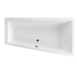 Belli Malibu Top Raumspar-Badewanne L: 160 B: 95 H: 45cm 0020311000001 weiß Ausfuehrung rechts 