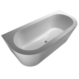 Belli Charly New 170 V Vorwand-Badewanne L: 170 B: 80 H: 45/60cm 0020347341001 weiß,mit festintegrierter Schürze 