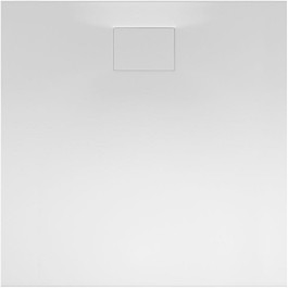 Belli Flat Carré E Rechteck-Duschwanne L: 90 B: 90 H: 1,1cm 0030333000001 weiß, inkL: Abdeckung eckig weiß 